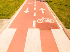 Realizada demarcação da nova ciclovia em Tupã