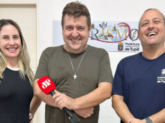 Preparativos do Tupã Folia 2026 começam com montagem da estrutura na Avenida Tamoios